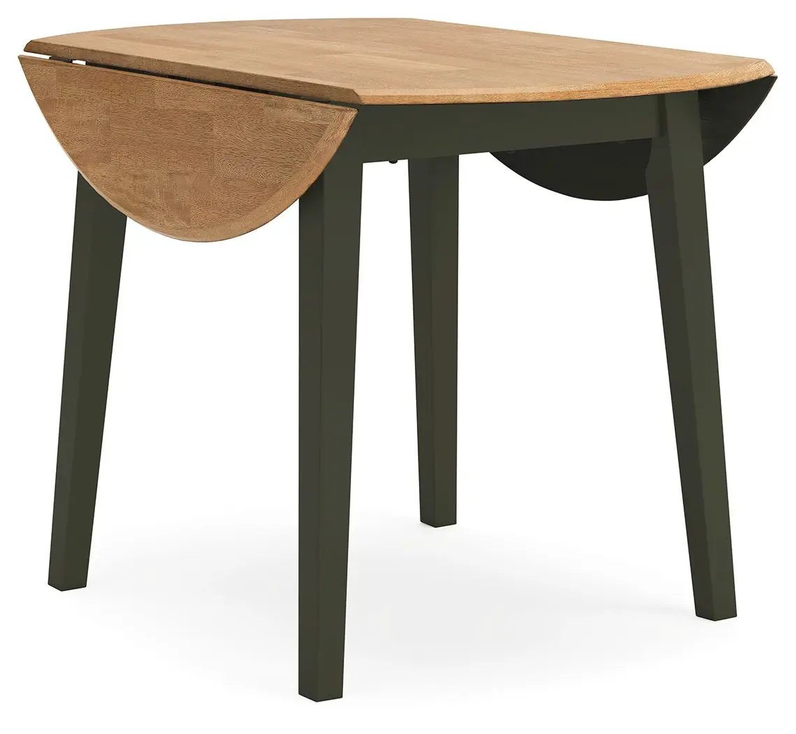Gesthaven - Round Dining Room Drop Leaf Table by Unique Piece Furniture