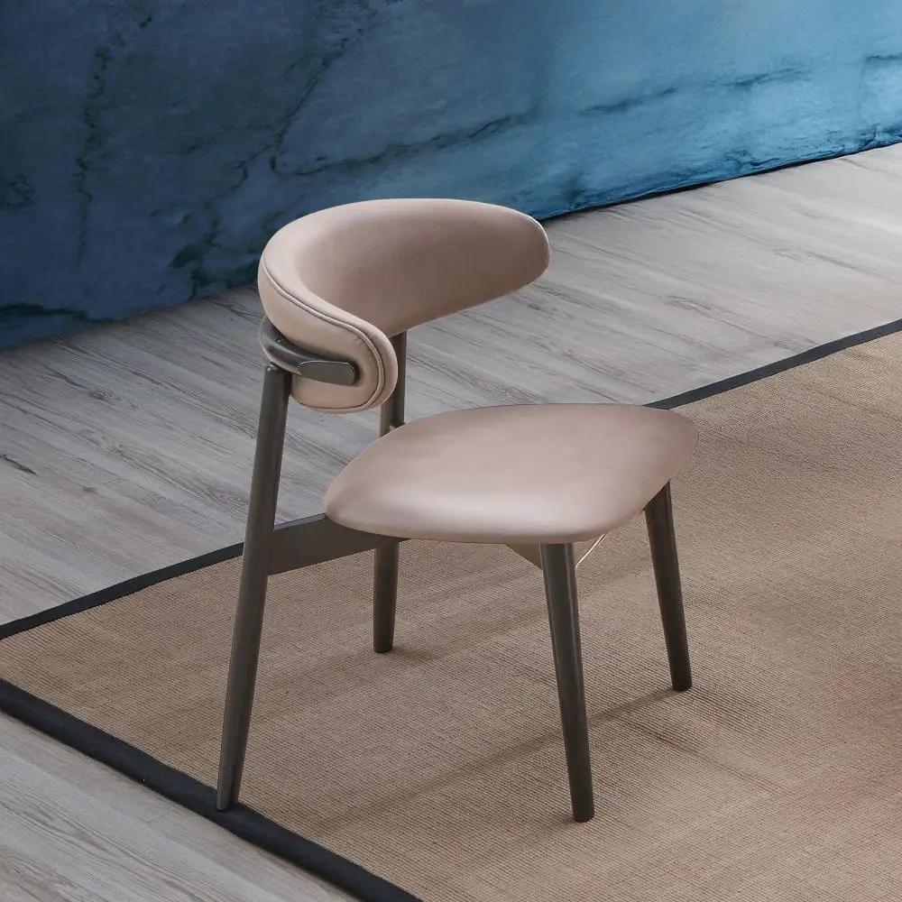 Lanae - Side Chair (Set of 2) - Coffee Polish Microfiber & Black by Unique Piece Furniture
