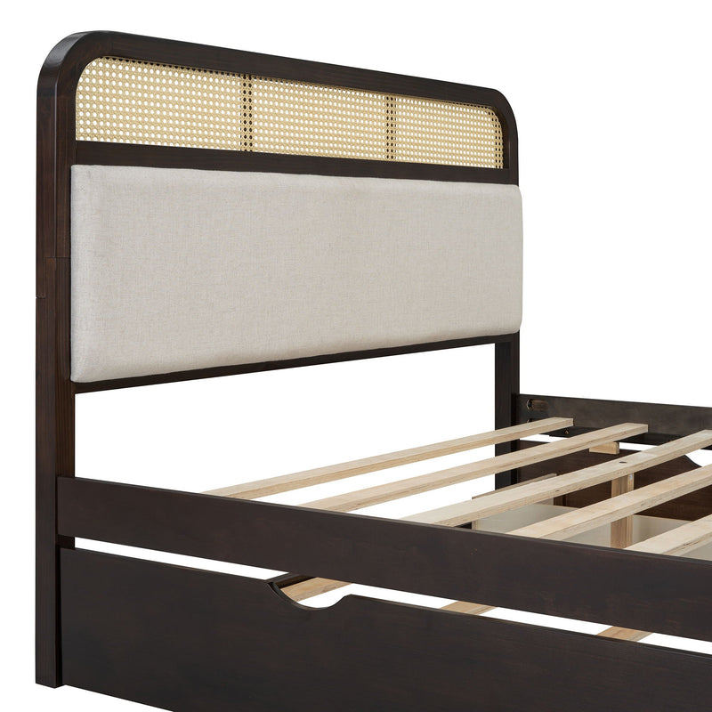 Platform Bed With Trundle And 2 Drawers by HouseOfZazla
