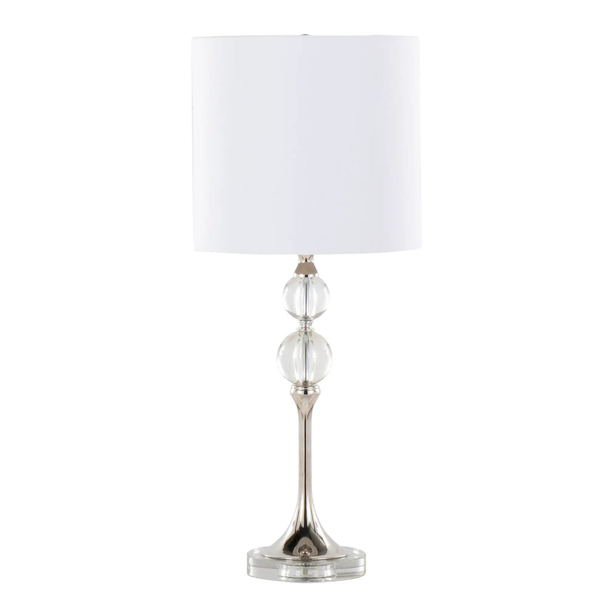 26" Contemporary Crystal Table Lamp by HouseOfZazla