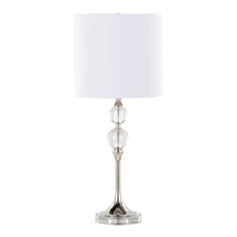 26" Contemporary Crystal Table Lamp by HouseOfZazla