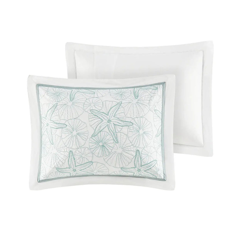Duvet Cover Mini Set White Full/Queen by HouseOfZazla