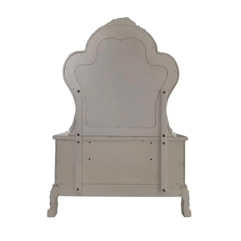 Dresden II - Vanity Desk - Bone White by Unique Piece Furniture