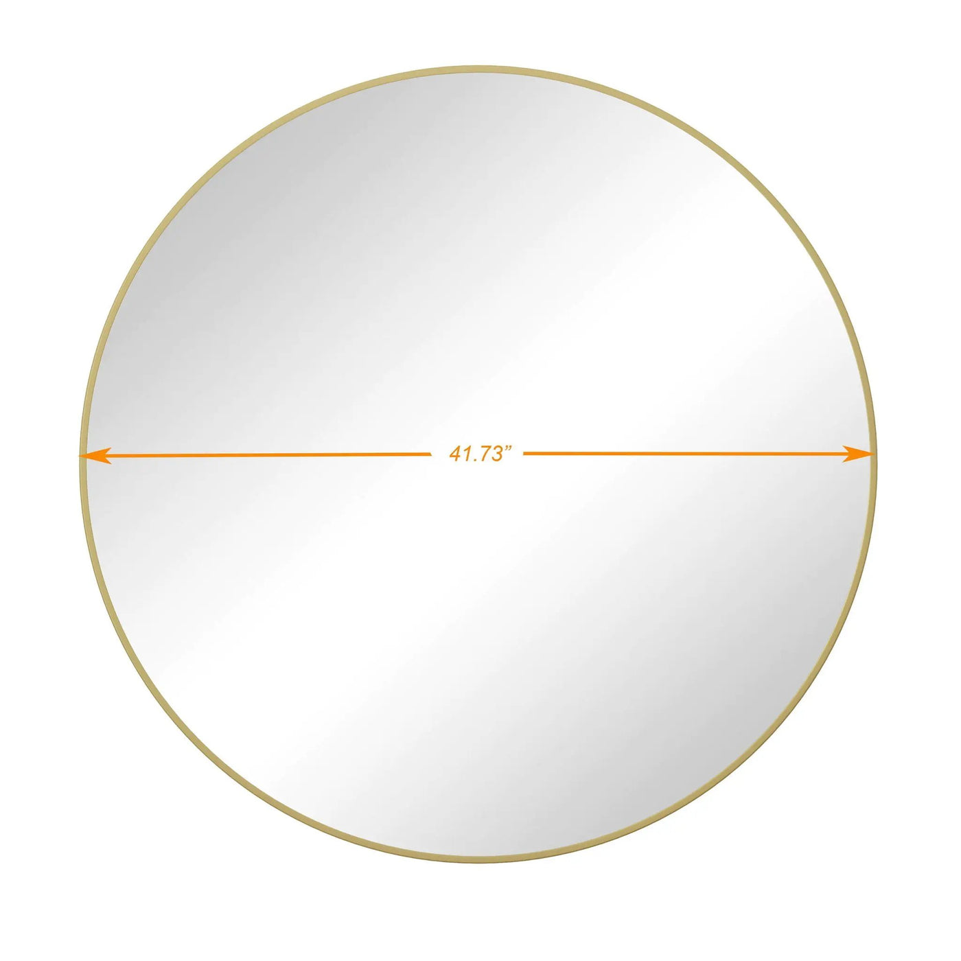Wall Circular Mirror Metal Framed Mirror Round Vanity Mirror Dressing Mirror, For Bathroom, Living Room, Bedroom Wall Decor by Unique Piece Furniture