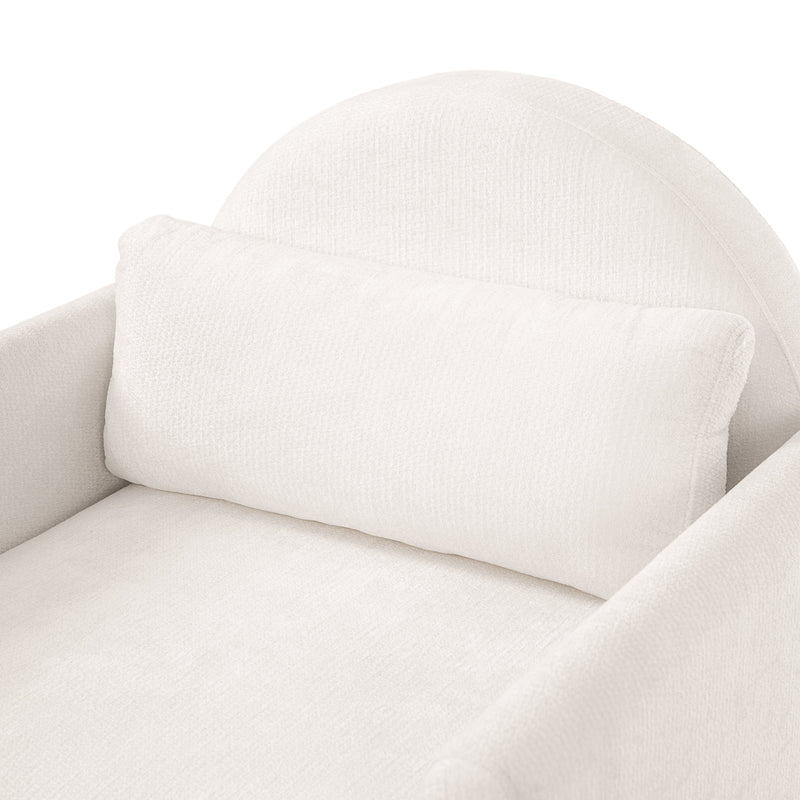 Beige Pet Friendly Accent Chair with Hidden Pet Nook by HouseOfZazla