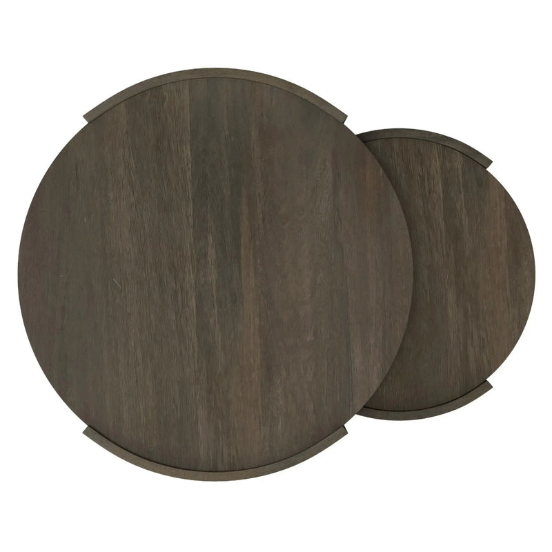 Robin - 2 Piece Nesting Table - Gray by HouseOfZazla