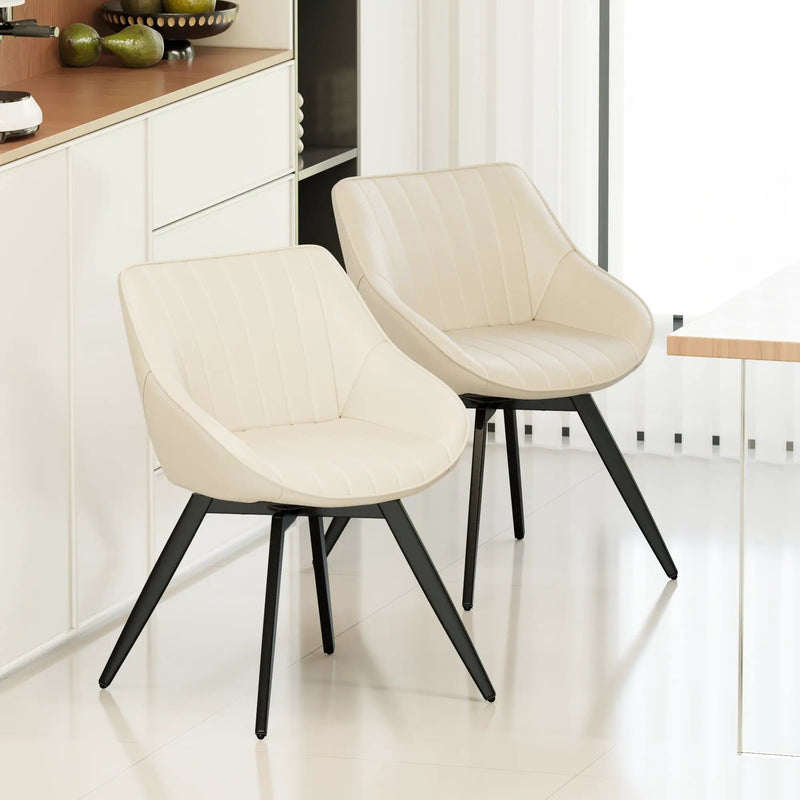 Modern Medieval Kitchen Dining Chair With 360 ° Rotation by Unique Piece Furniture