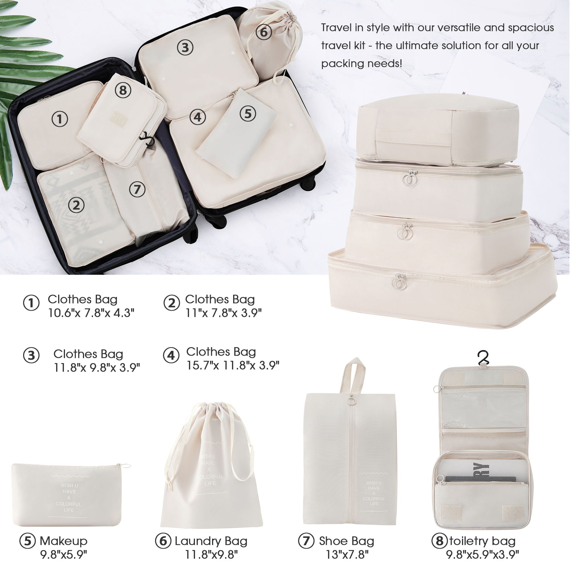 Hardshell Luggage Sets 4 Pieces + Bag Spinner Suitcase With Tsa Lock Lightweight - 16" / 20" / 24" / 28" Luggages by HouseOfZazla
