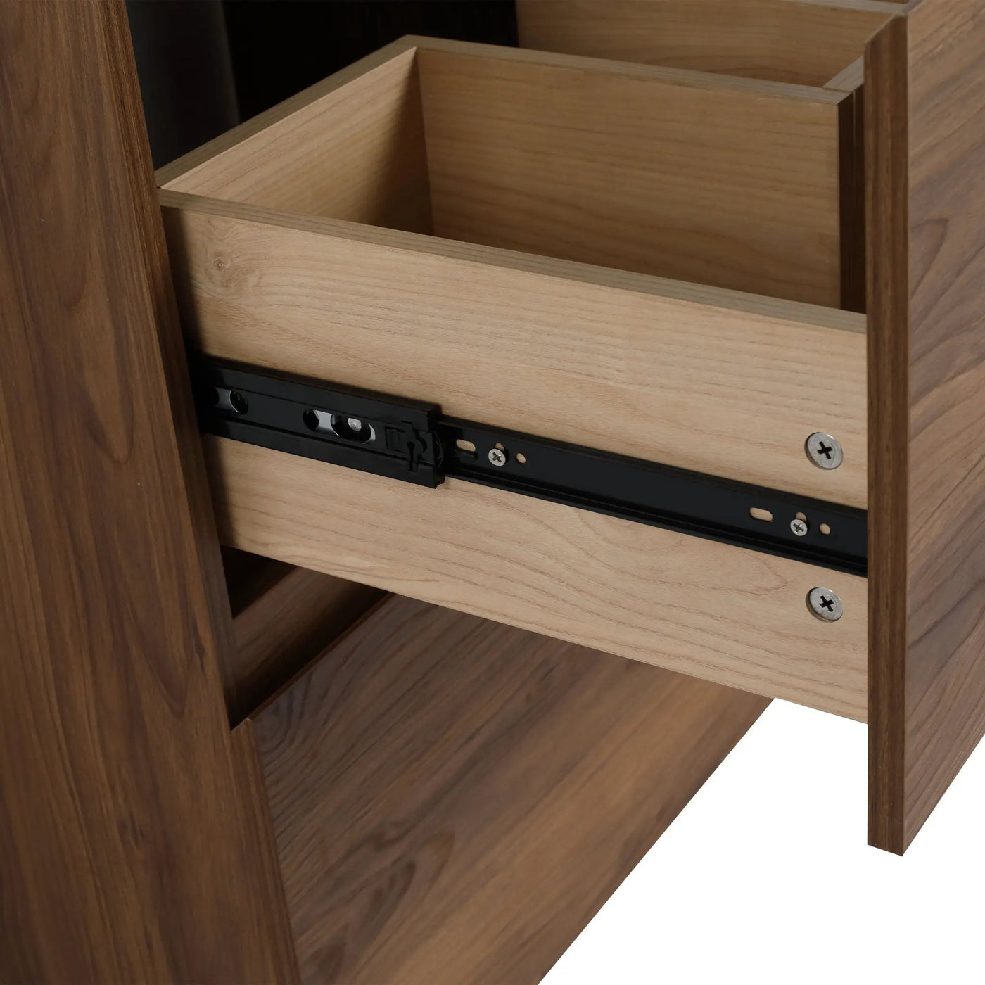 Modern Freestanding Bathroom Vanity Cabinet With Double Drawer by HouseOfZazla