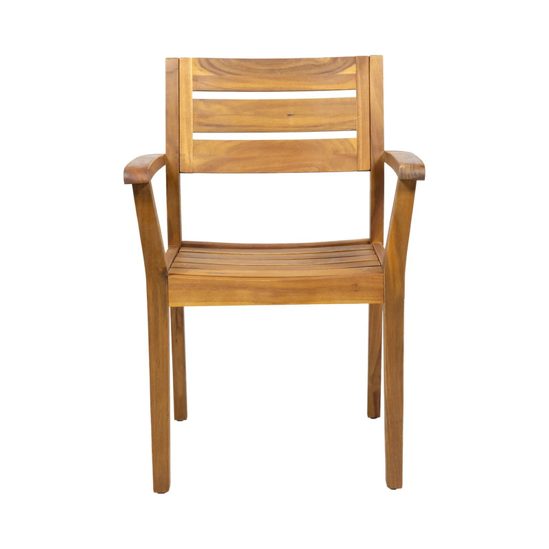 7-Piece Acacia Wood Outdoor Dining Set by HouseOfZazla