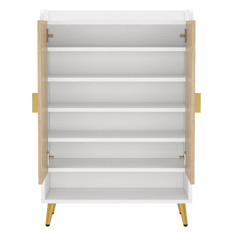 Shoe Cabinet With Doors, 7 Tier Storage Organizer