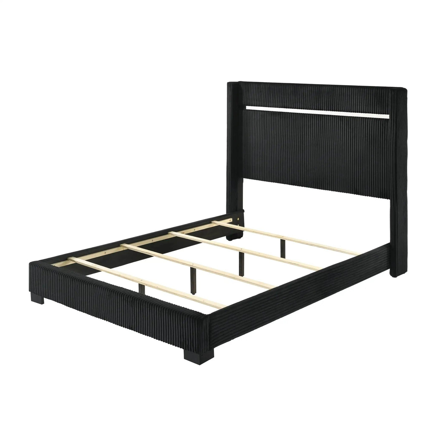 Contemporary Upholstered Bed by Unique Piece Furniture