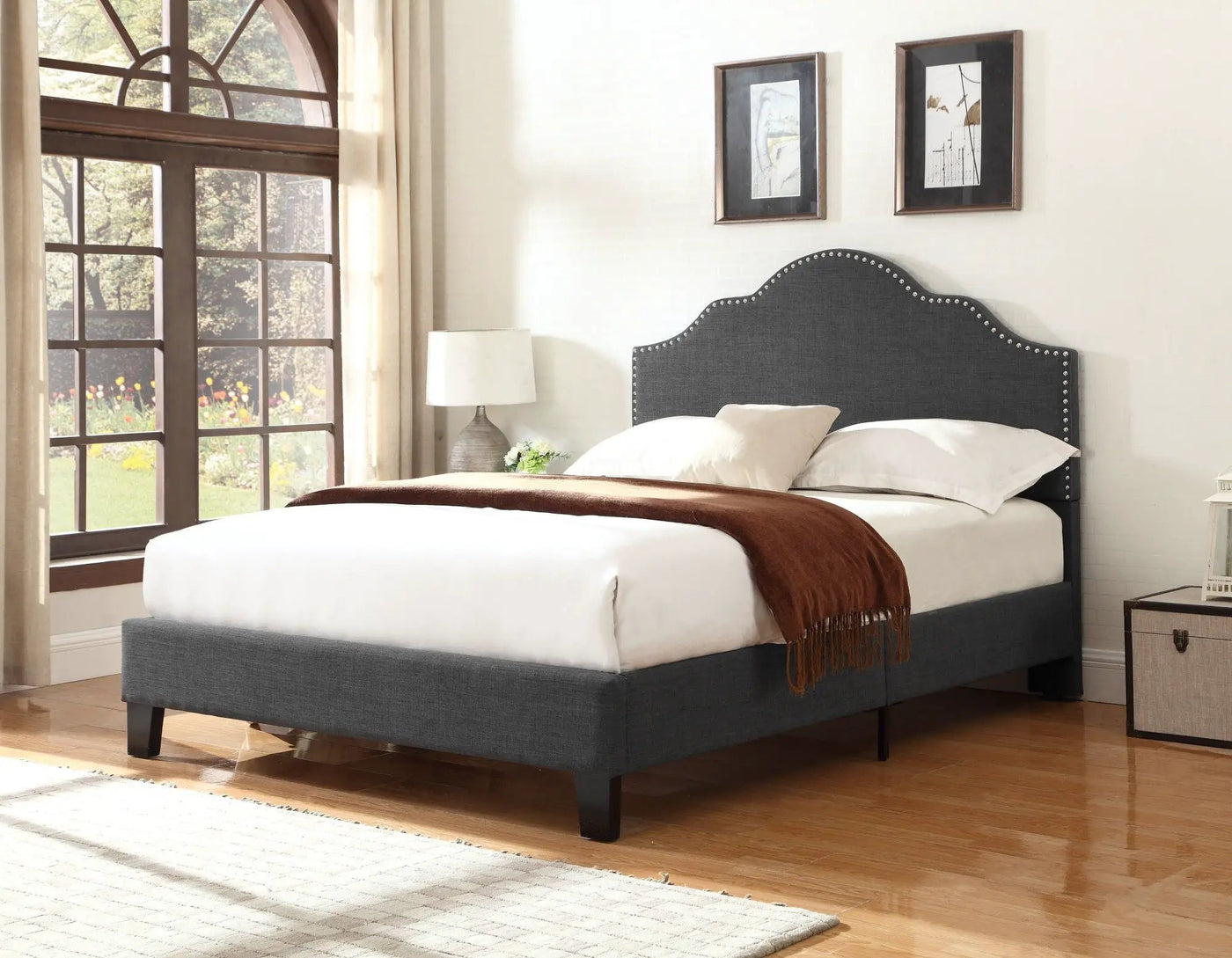 Kopa - Fabric Upholstered Bed by Unique Piece Furniture