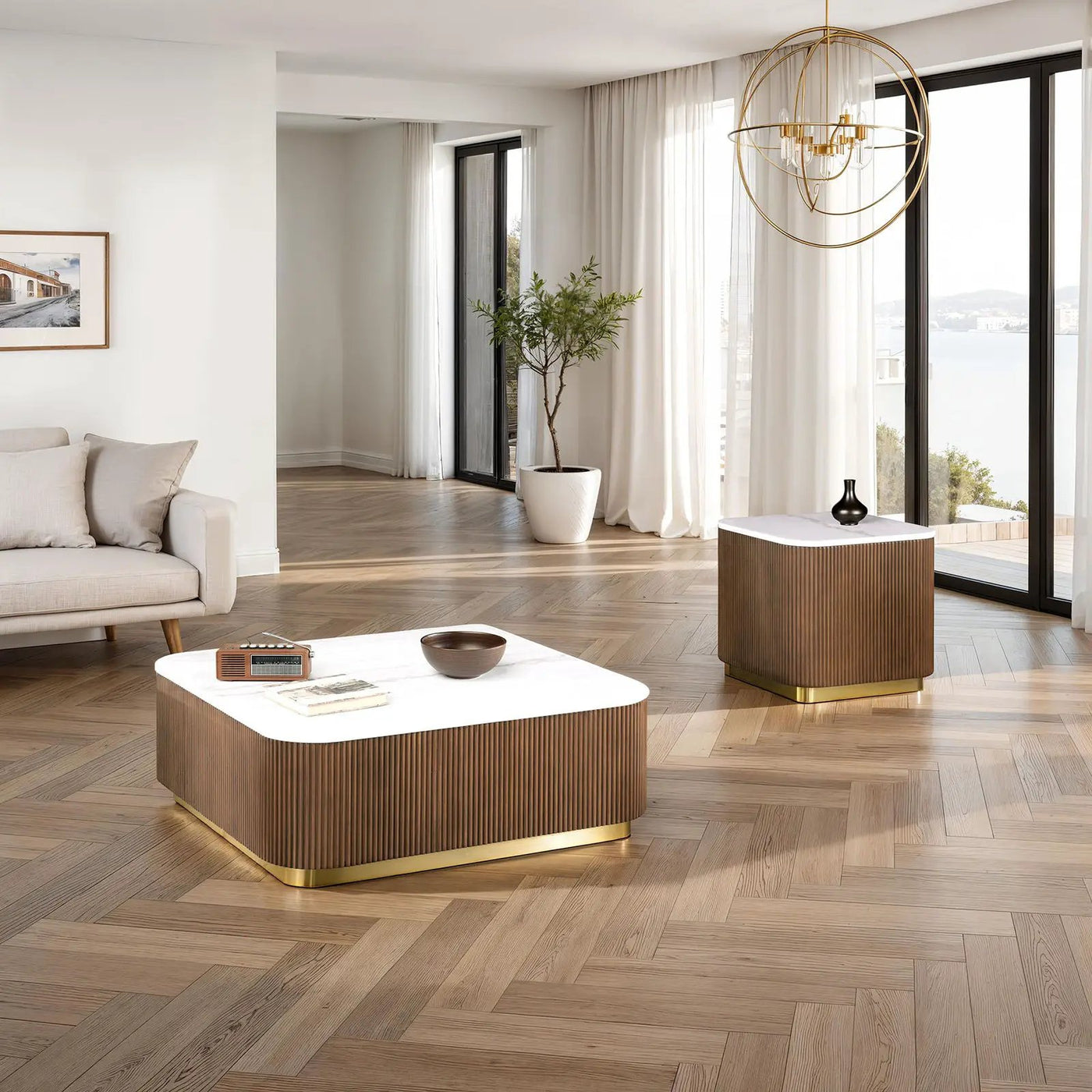 Contemporary Square Table by HouseOfZazla