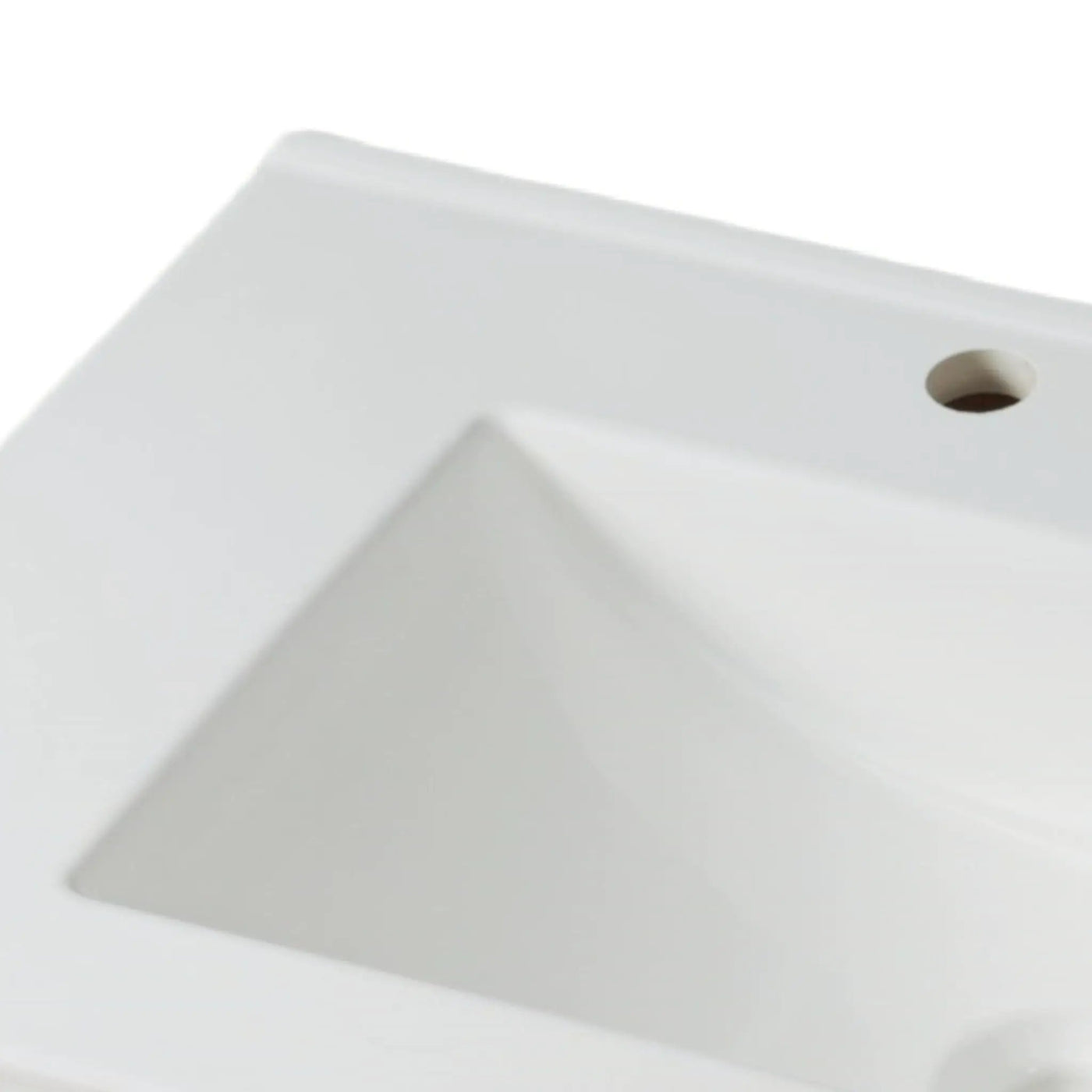 Modern Bathroom Vanity With Ceramic Sink, Tempered Blurred Glass Doors by HouseOfZazla