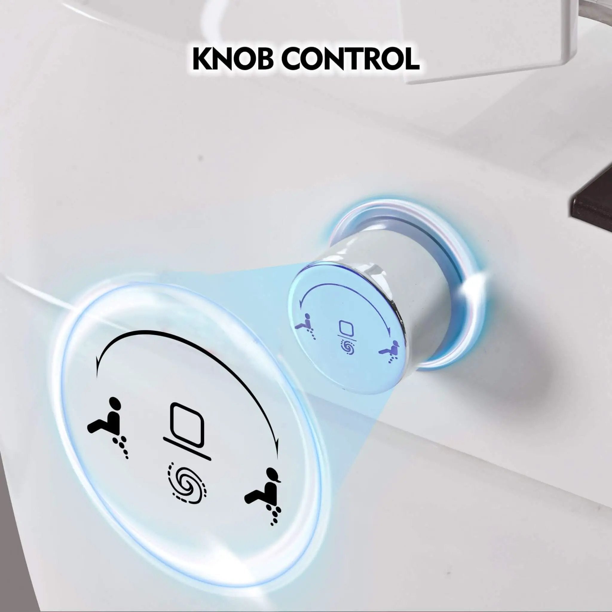 Nuvia 1/1.28 GPF Smart Compact Dual Flush Tankless Toilet Bidet Combo With Self-Cleaning Nozzle And Foot Sensor Flush (SAK58021) by SAKSBY WHOLESALE