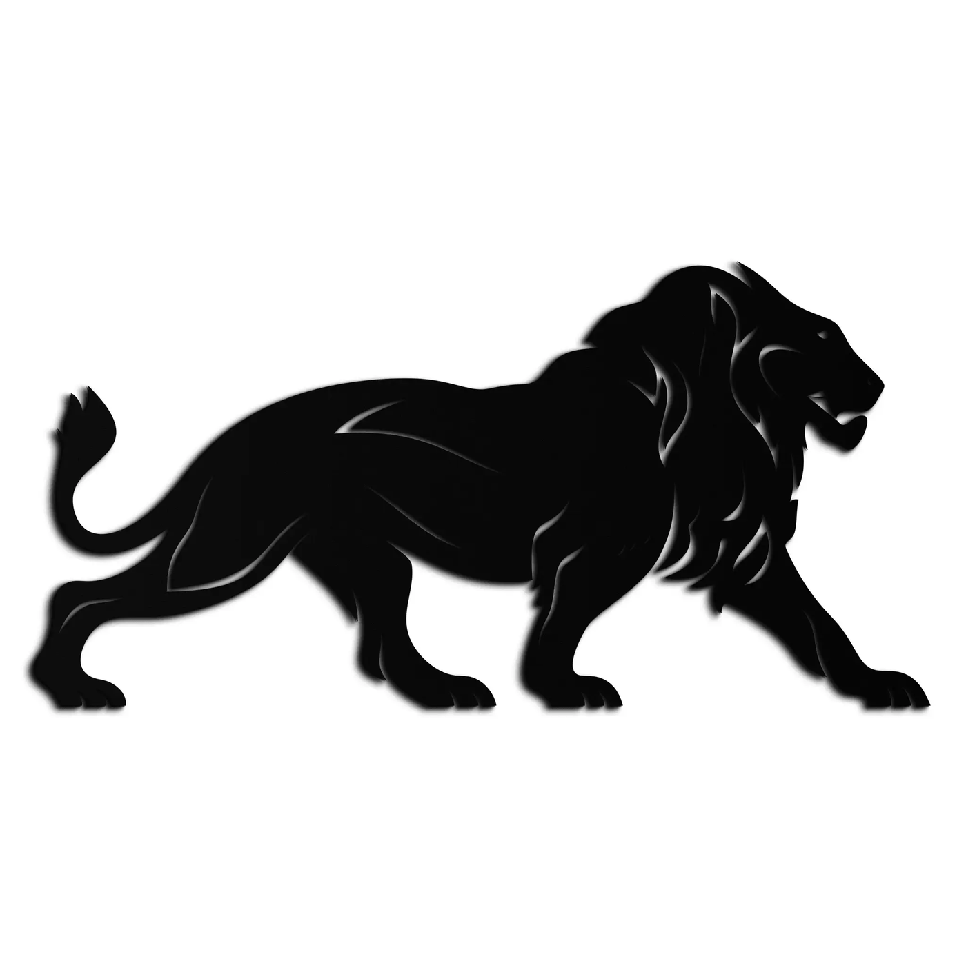 Majestic Lion Wall Art - Steel Wall Decor for Home and Office -KAF002 by Enova Art