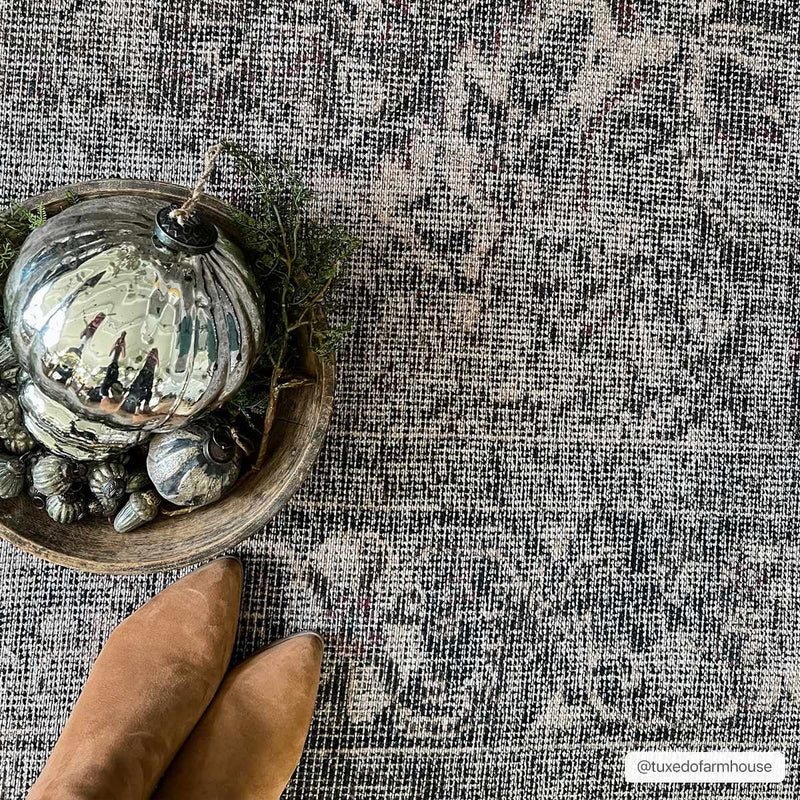 Dusty Sage Greenpoint Medallion Washable Area Rug by Hauteloom
