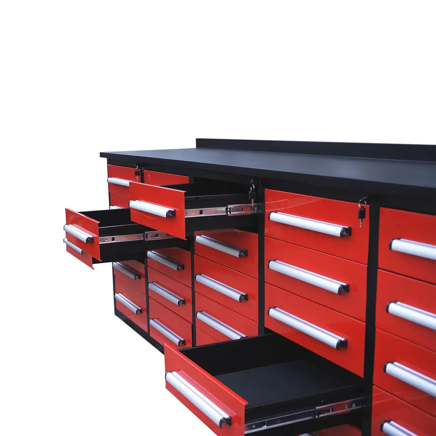 10 ft Heavy Duty Workbench with 25 Drawers by Chery Industrial