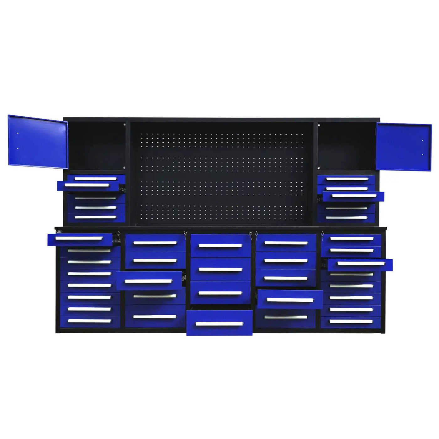 10ft Workbench Cabinet(40 Drawers, 2 Cabinets & 1 Pegboard) by Chery Industrial