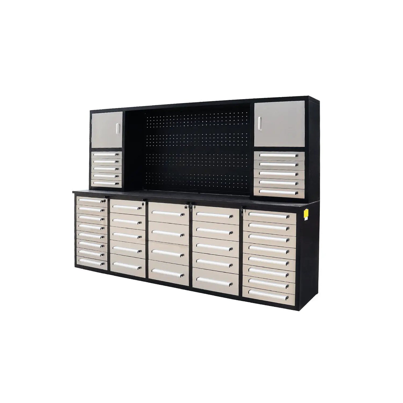 10ft Workbench Cabinet(40 Drawers, 2 Cabinets & 1 Pegboard) by Chery Industrial