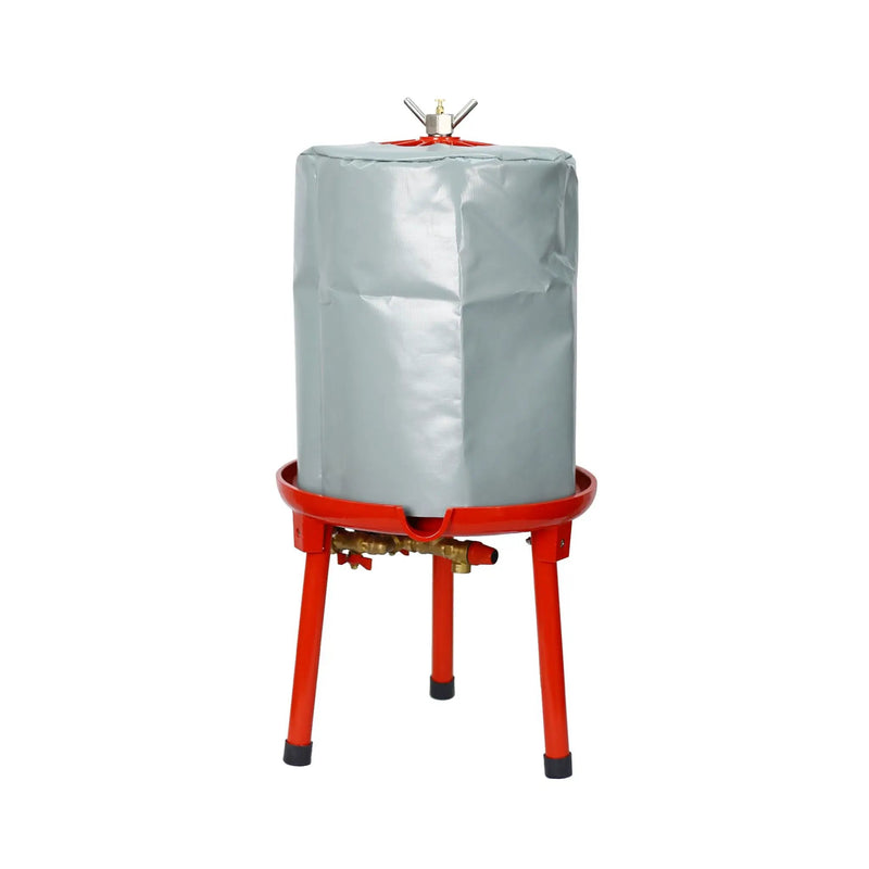 10-Gal Stainless Steel Hydraulic Fruit Wine Apple Press (SAK85622) by SAKSBY WHOLESALE