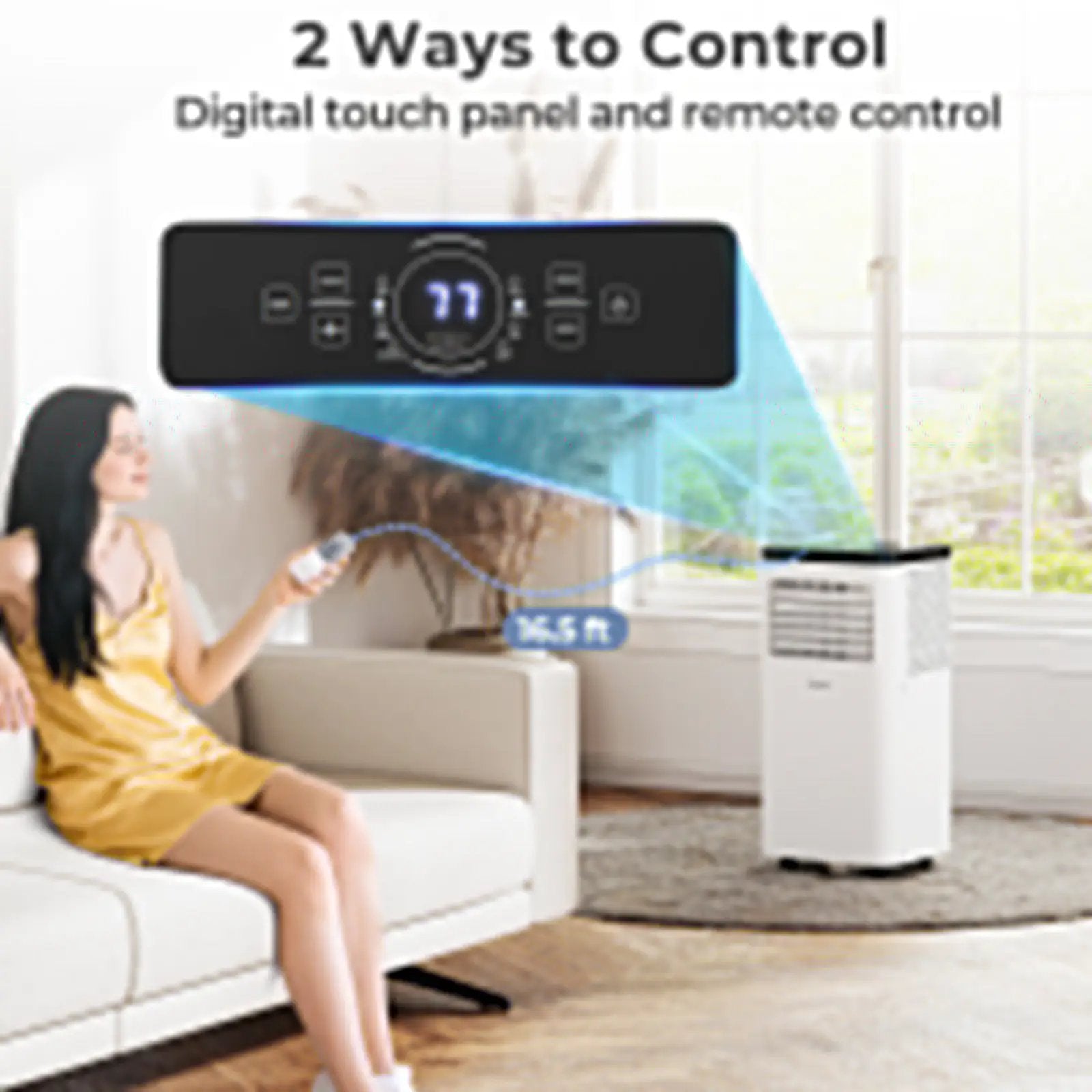 10000 BTU Portable Air Conditioner 3 in 1 Floor AC Unit by DirectDeals