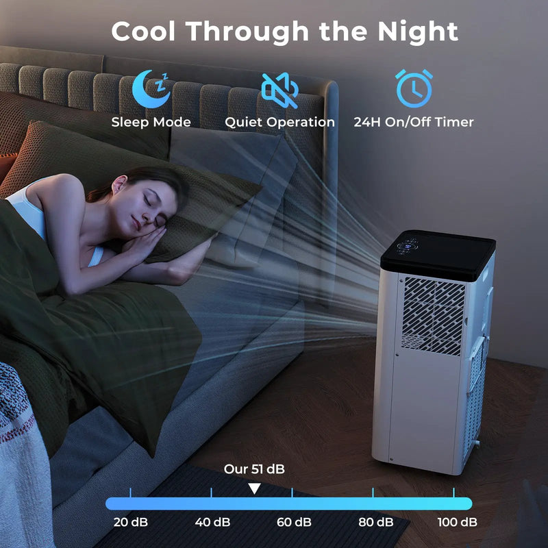 10000 BTU Portable Air Conditioner 3 in 1 Floor AC Unit by DirectDeals