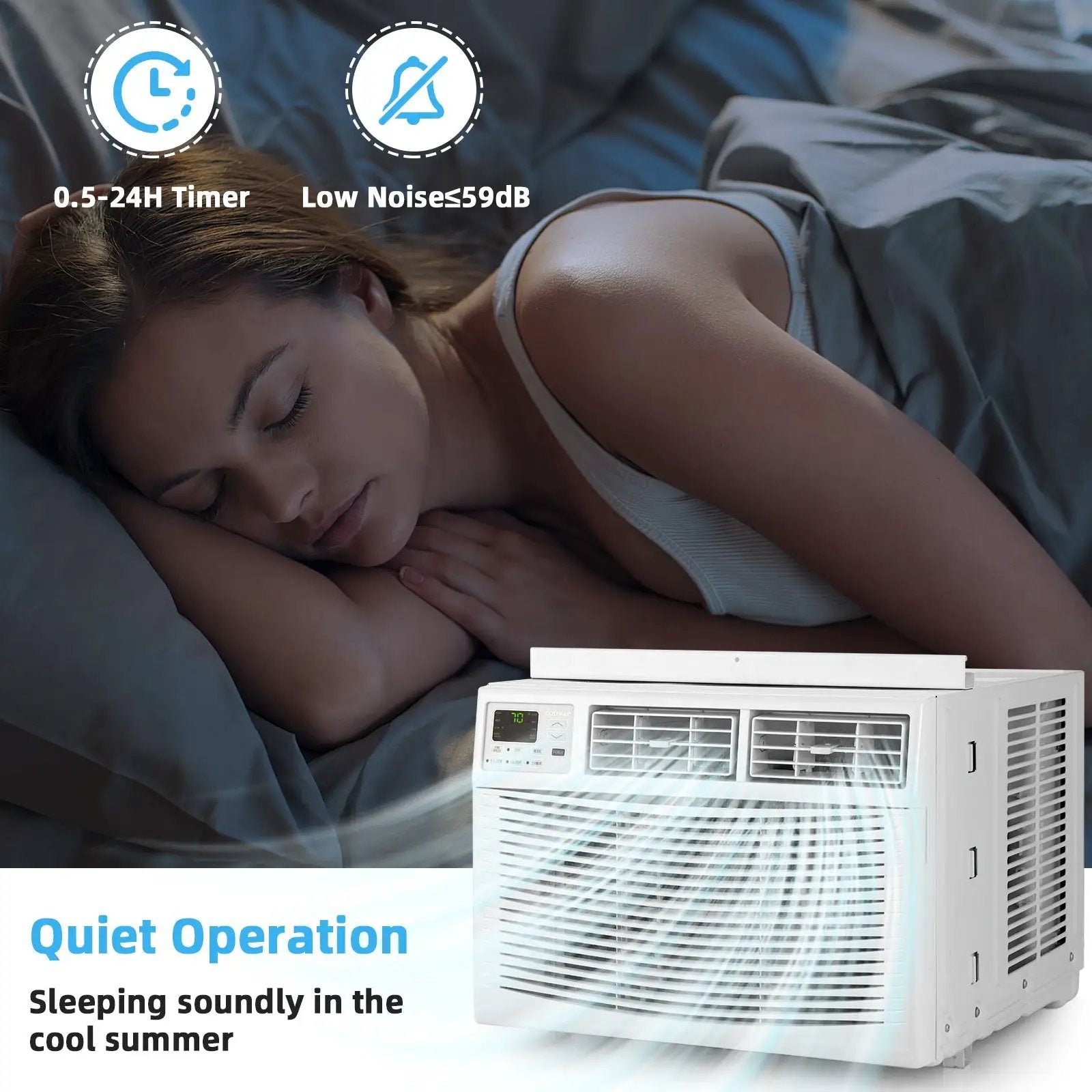 10000 BTU Window Air Conditioner-White by DirectDeals