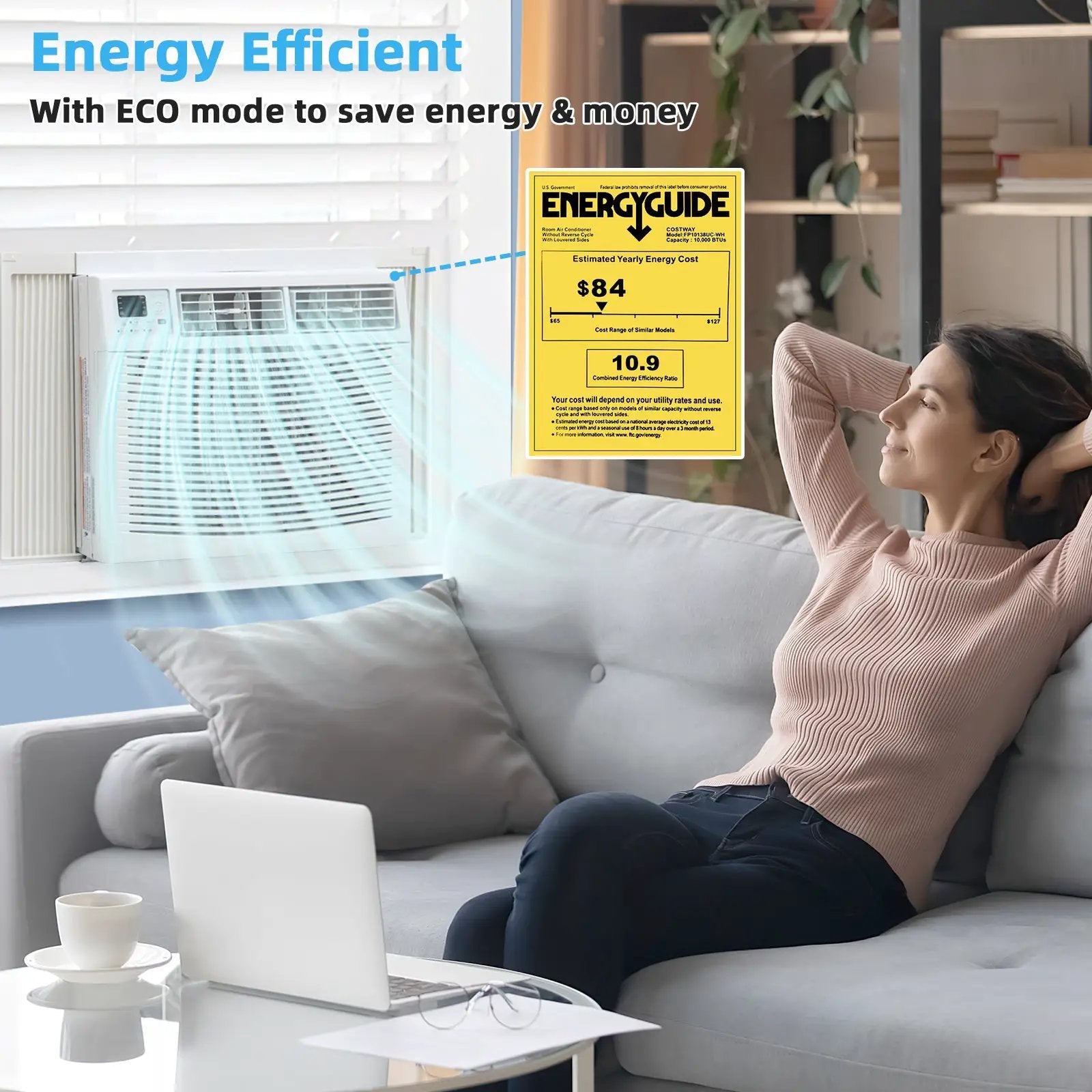 10000 BTU Window Air Conditioner-White by DirectDeals