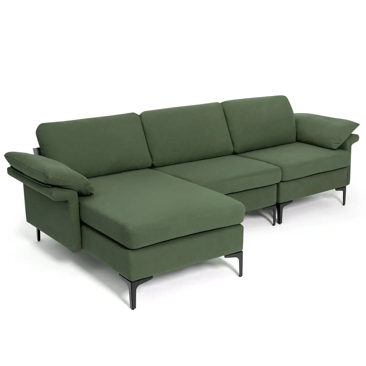 Extra Large Modular L-shaped Sectional Sofa with Reversible Chaise for 4-5 People, photo 3 of 32