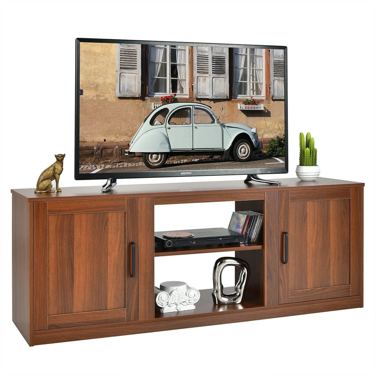 TV Stand with Double Barn Doors for TVs up to 65 Inch, photo 4 of 10