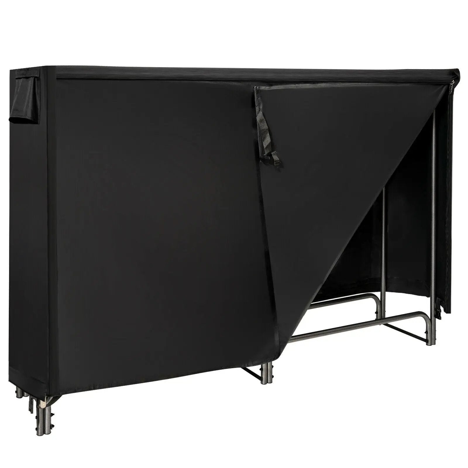 4 Feet/5 Feet/6 Feet/8 Feet Firewood Storage Log Rack by DirectDeals