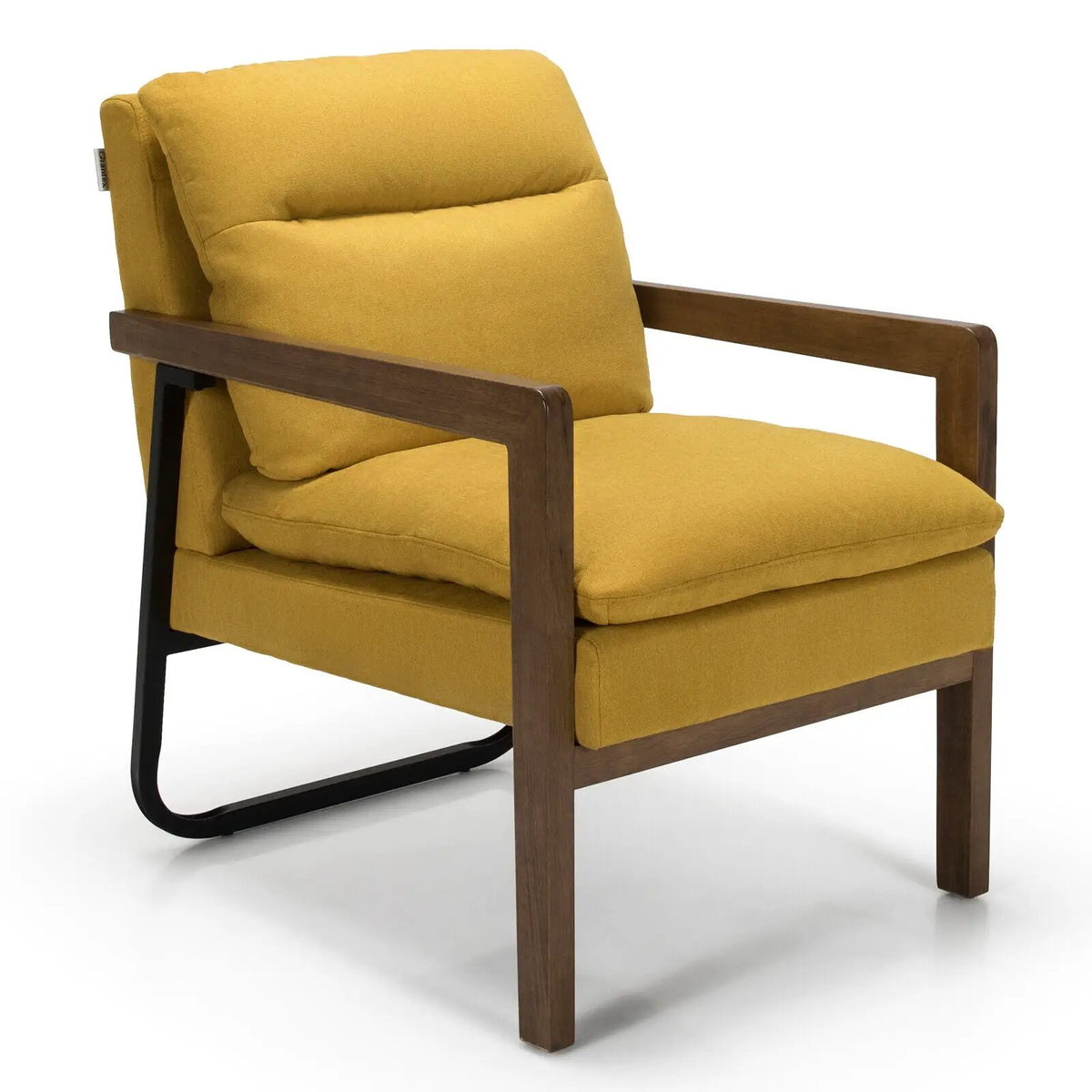 Single Sofa Chair with Extra-Thick Padded Backrest and Seat Cushion, photo 10 of 10