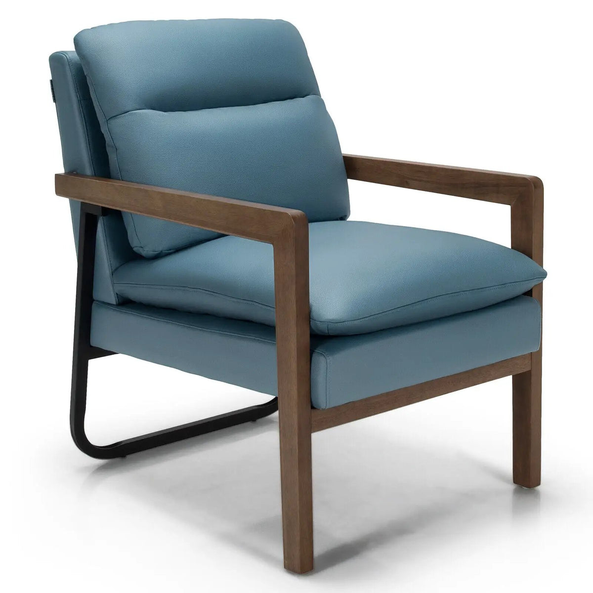Single Sofa Chair with Extra-Thick Padded Backrest and Seat Cushion, photo 9 of 10