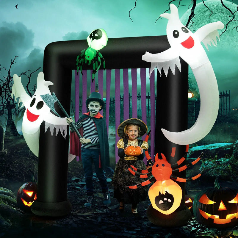7.5 Feet Halloween Inflatable Archway Blow-up Festive Decoration for Backyard and Porch by DirectDeals