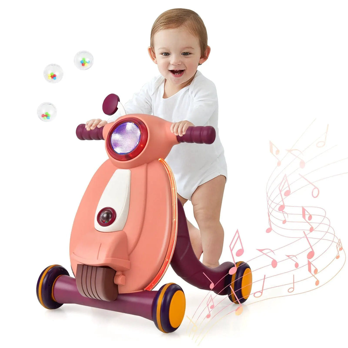 2-in-1 Baby Sit to Stand Learning Walker with Lights and Sounds, photo 3 of 16