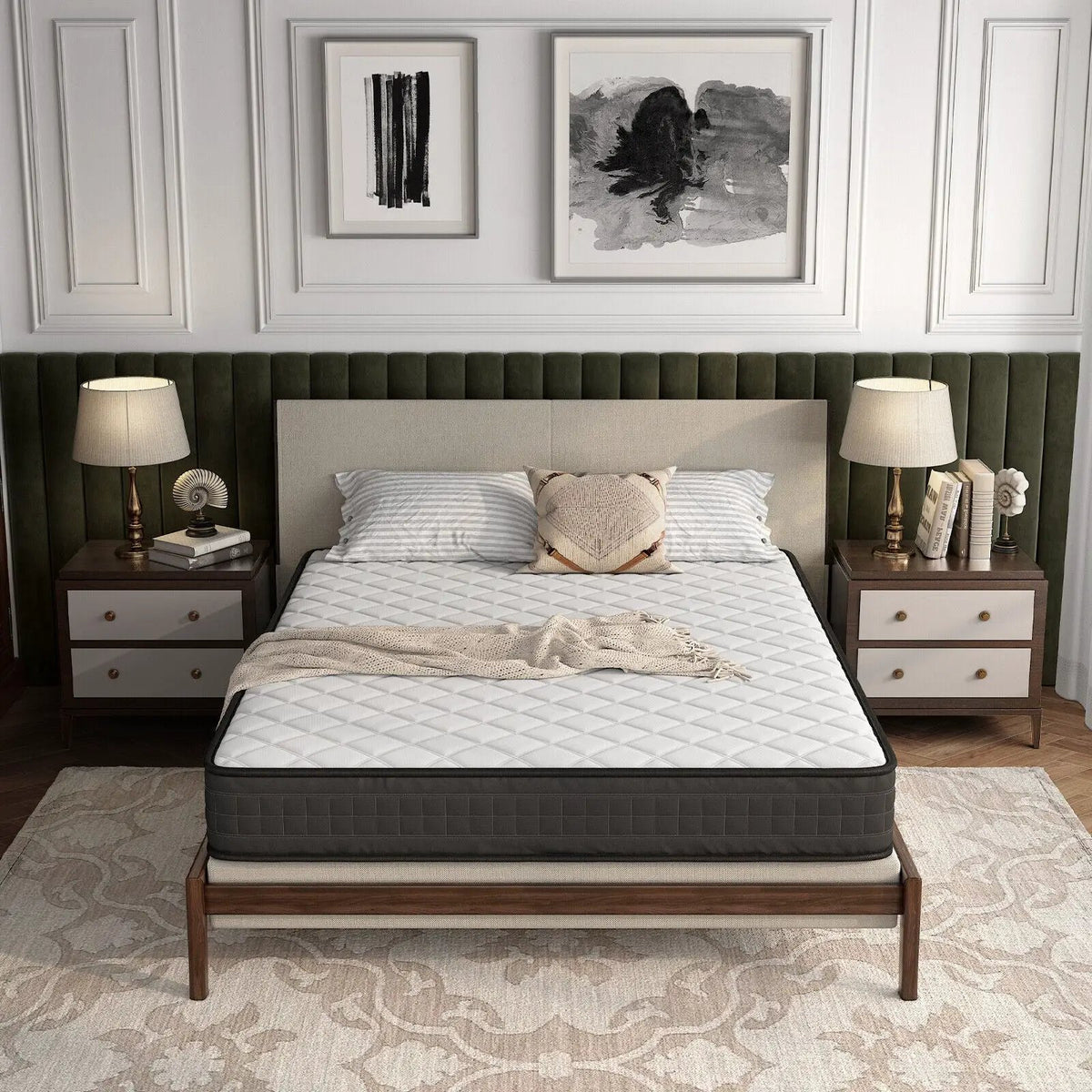 8 Inch Breathable Memory Foam Bed Mattress Medium Firm for Pressure Relieve, photo 15 of 24