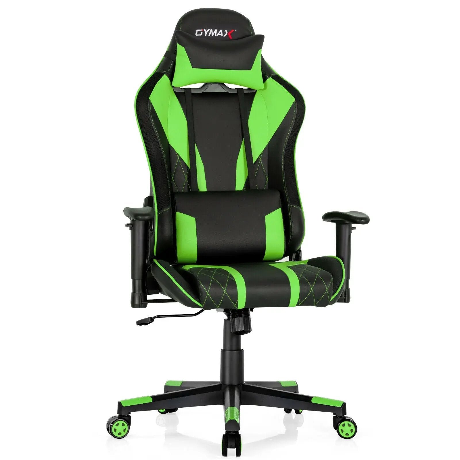 Gaming Chair Adjustable Swivel Computer Chair with Dynamic LED Lights by DirectDeals