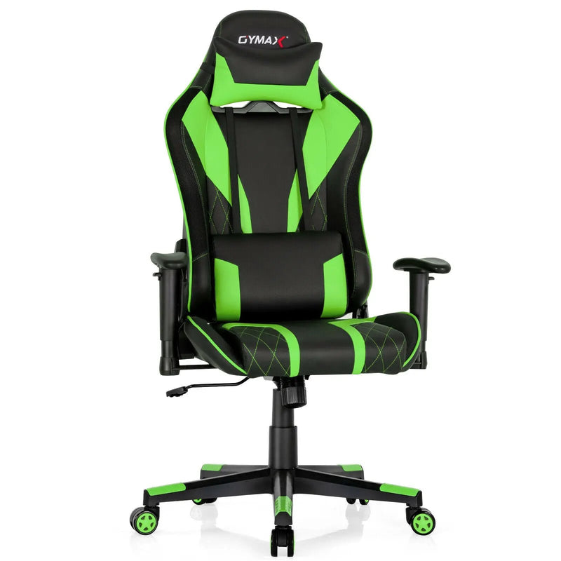 Gaming Chair Adjustable Swivel Computer Chair with Dynamic LED Lights by DirectDeals