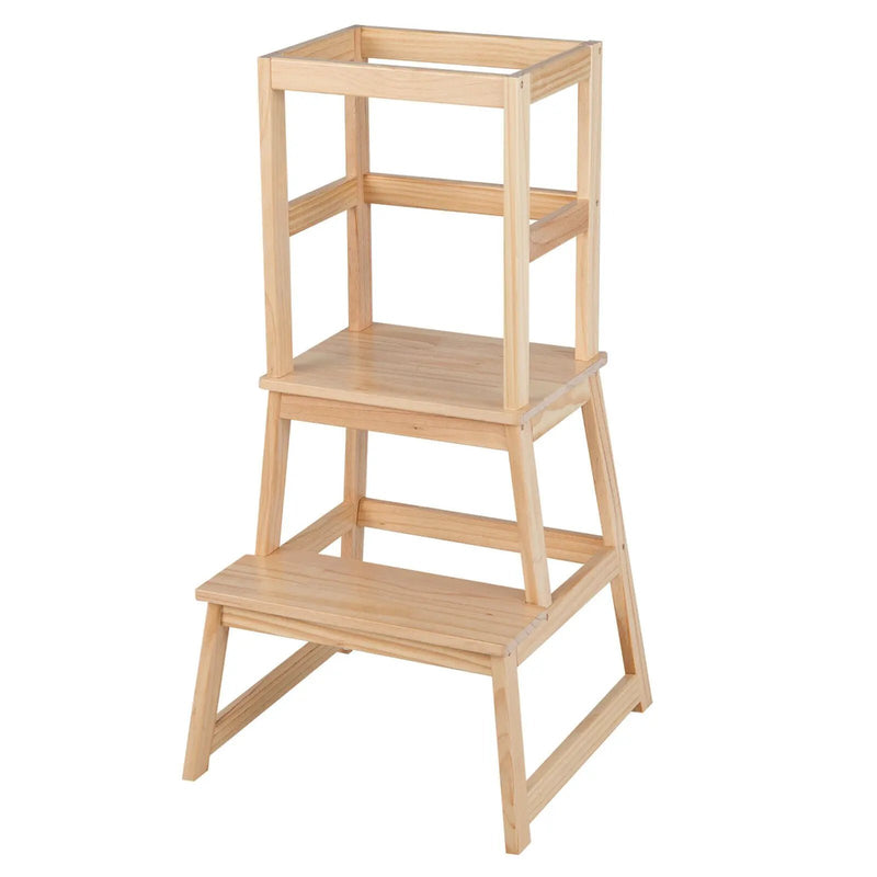 2-in-1 Multifunctional Toddler Step Stool with Safety Rail by DirectDeals