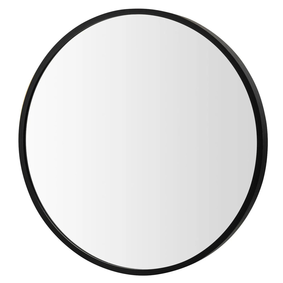 16-inch Round Wall Mirror with Aluminum Alloy Frame, photo 5 of 16