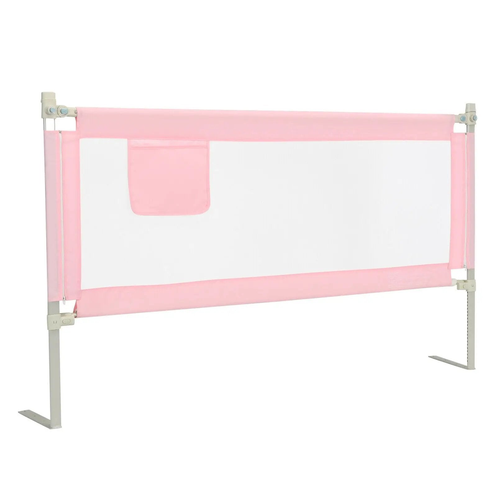 69.5 Inches Toddler Bedrail with Anti-Collision Cotton and Side Pocket by DirectDeals