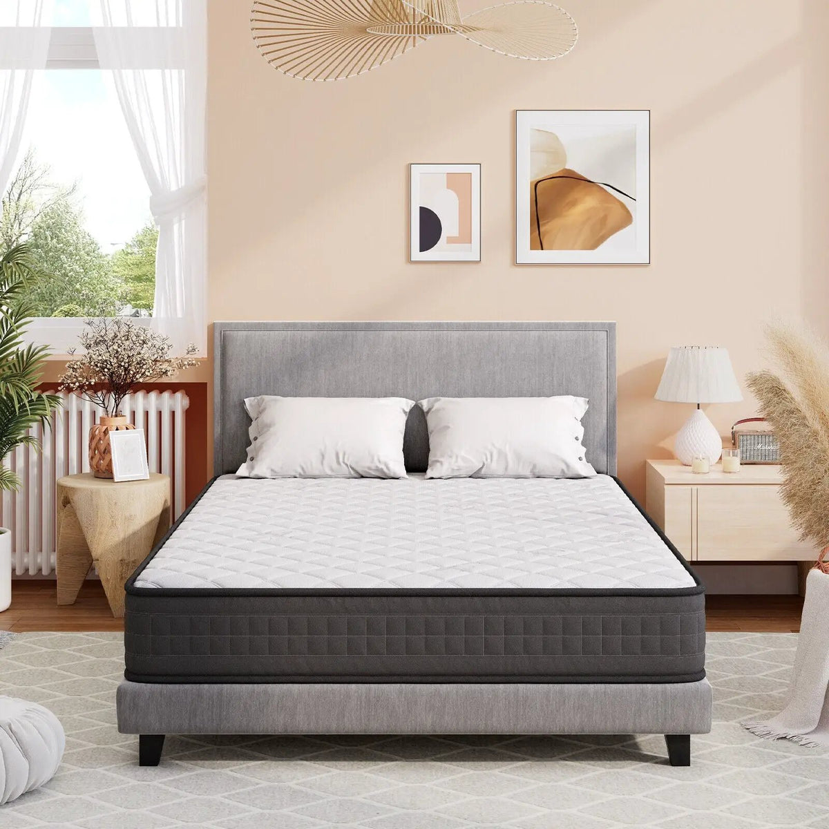 8 Inch Breathable Memory Foam Bed Mattress Medium Firm for Pressure Relieve, photo 4 of 24
