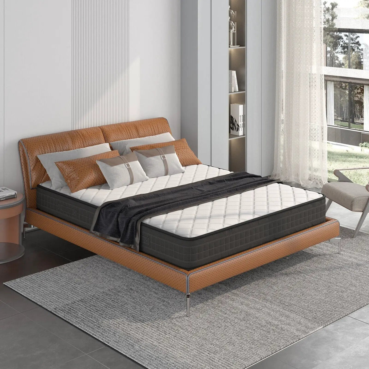 8 Inch Breathable Memory Foam Bed Mattress Medium Firm for Pressure Relieve, photo 16 of 24