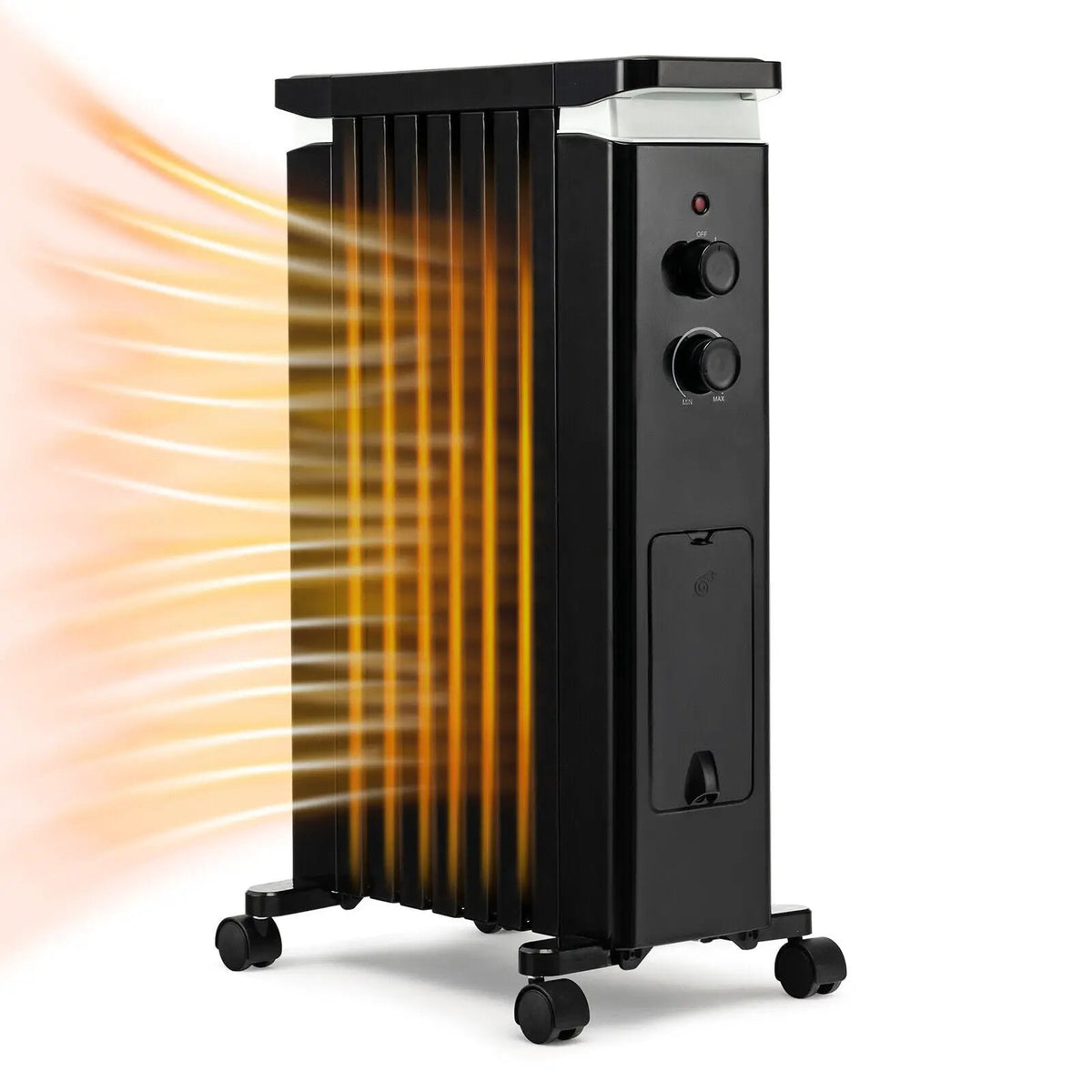 1500W Portable Oil Filled Radiator Heater with 3 Heat Settings, photo 9 of 9
