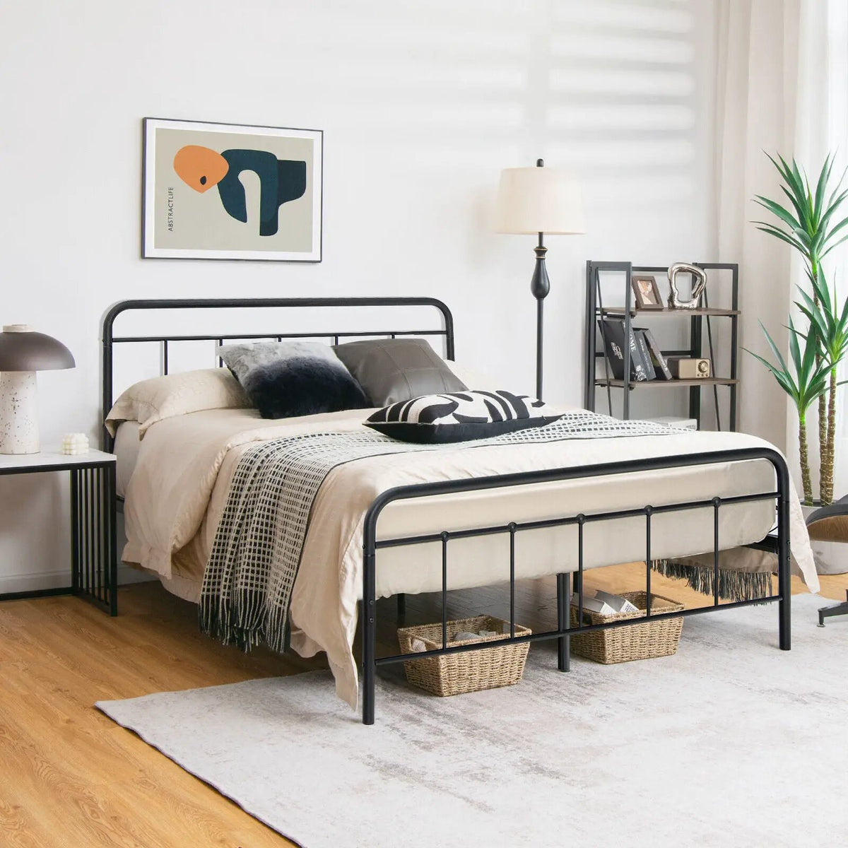 Heavy Duty Metal Platform Bed Frame with Headboard, photo 2 of 16