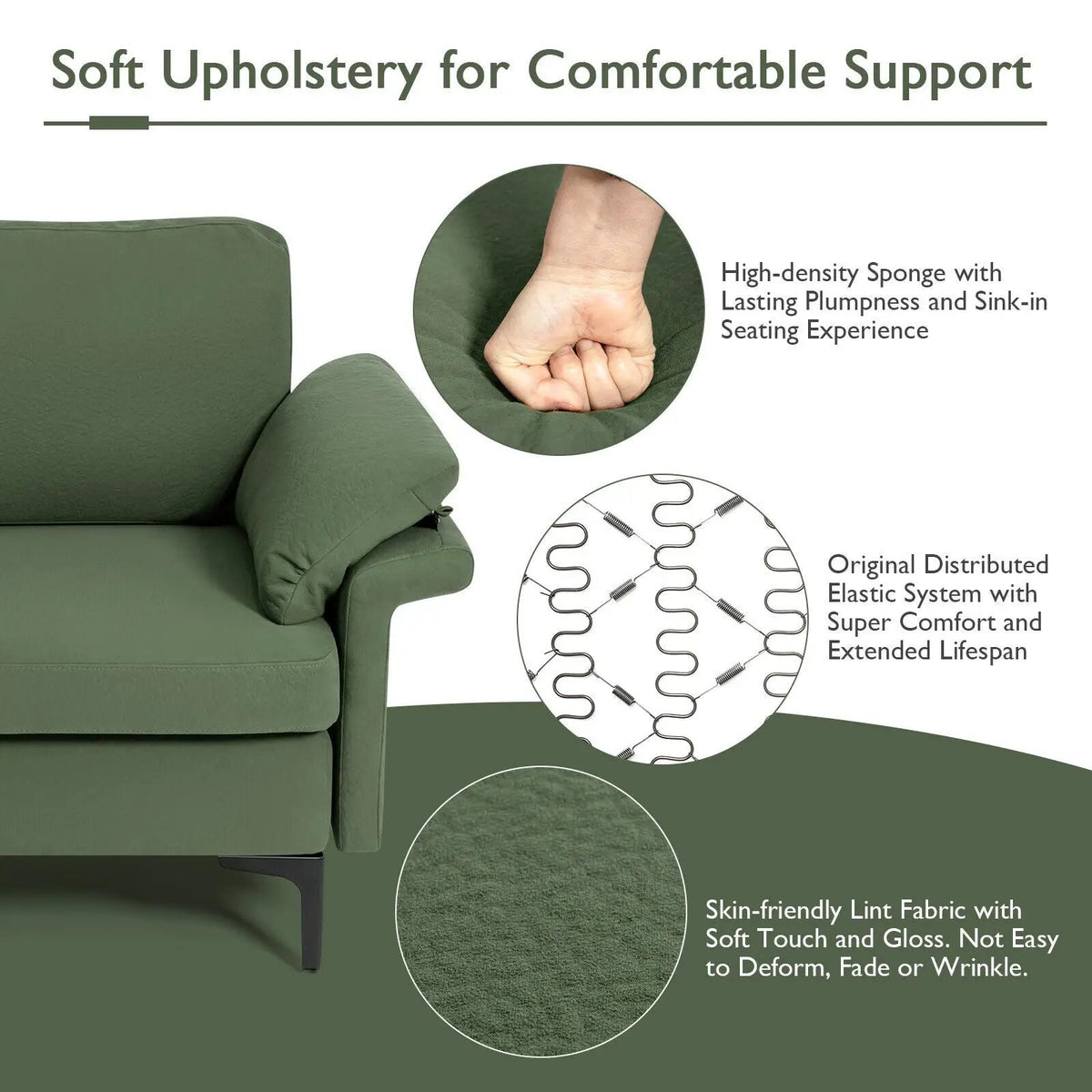 Extra Large Modular L-shaped Sectional Sofa with Reversible Chaise for 4-5 People, photo 25 of 32
