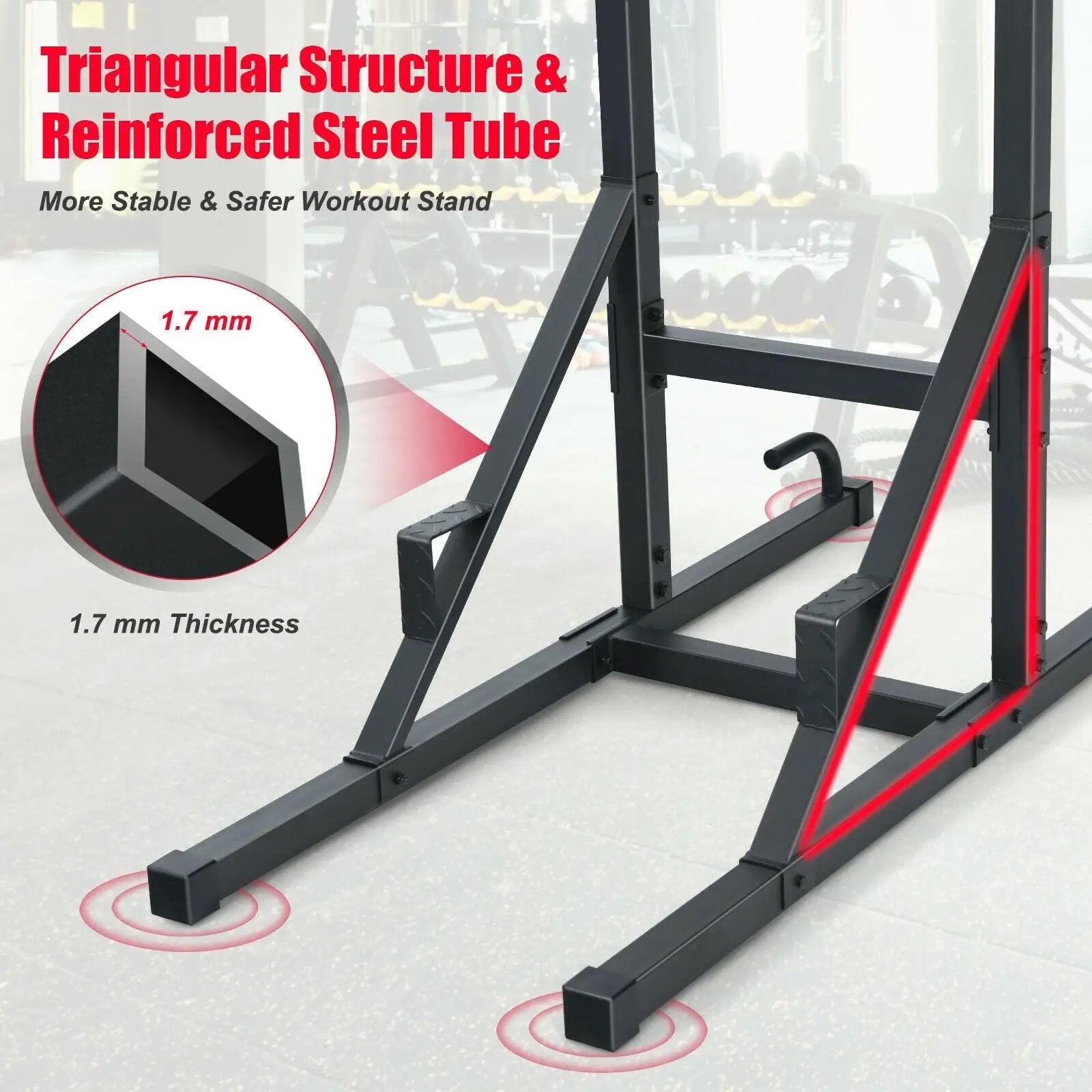 Multi-function Power Tower for Full-body Workout by DirectDeals