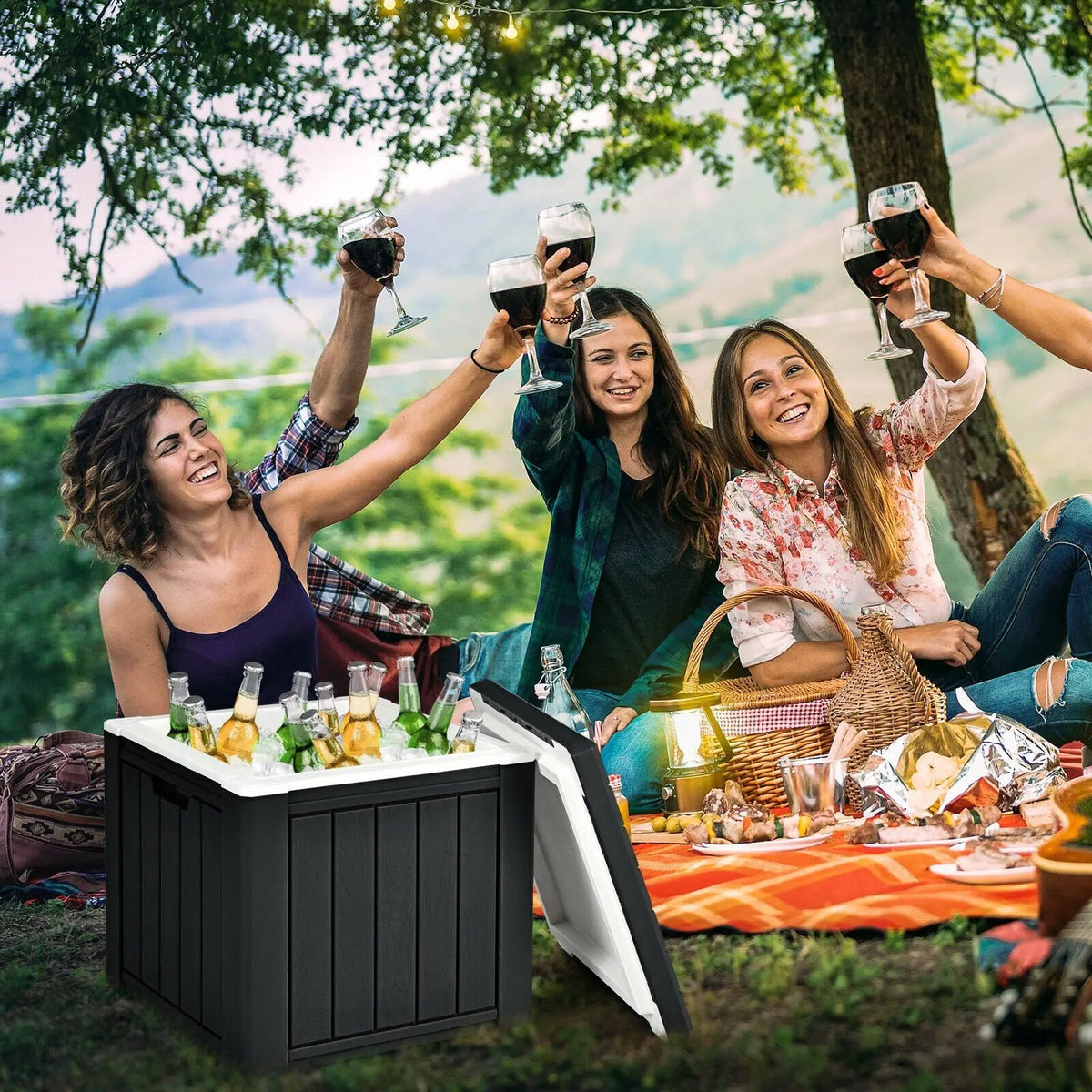 10 4-in-1 Gallon Storage Cooler for Picnic and Outdoor Activities by DirectDeals
